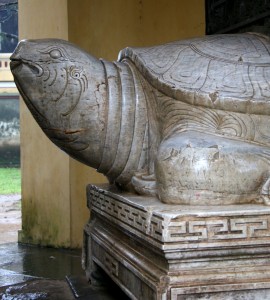 tortue de la pagode de la dam celeste